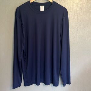 Mens Hanes Cool fit long sleeved shirt Size large